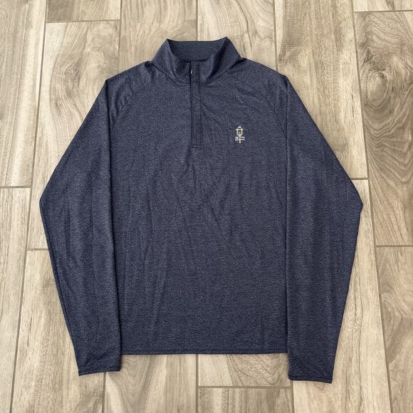 Peter Millar Crown Crafted Stealth Performance Zip Pullover Men’s Sz Small Logo - Picture 1 of 12